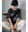 ロゴプリントオーバーサイズTシャツ