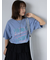 ロゴプリントオーバーサイズTシャツ