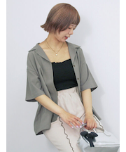 オープンカラーシャツ