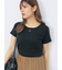 リボンチャーム付き半袖カットソー