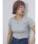リボンチャーム付き半袖カットソー