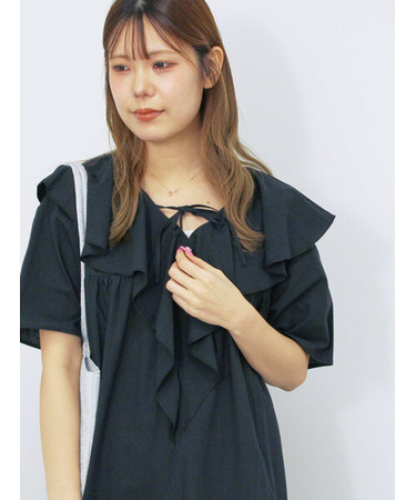 ラッフルフリルワンピース