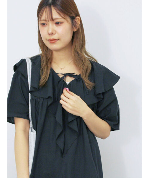 ラッフルフリルワンピース