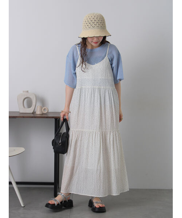 ◎ドットキャミワンピース