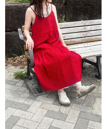 ◎ドットキャミワンピース