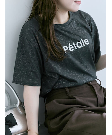 グリッターロゴTシャツ