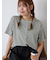 配色メローボーダーTシャツ