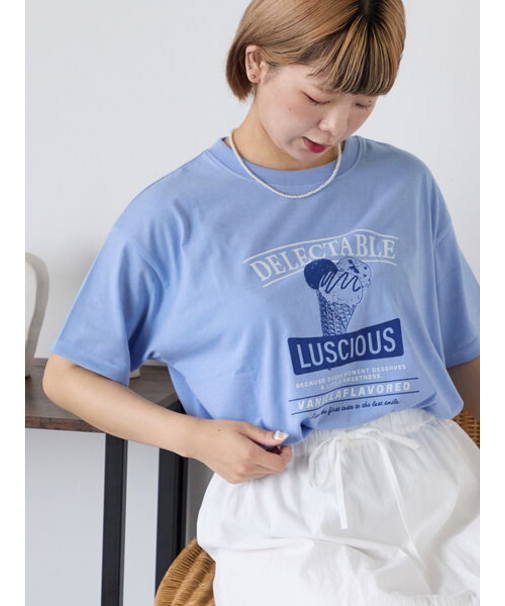 アイスクリームプリントTシャツ