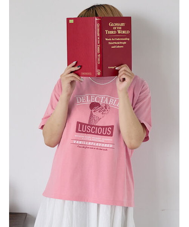 アイスクリームプリントTシャツ