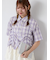 ドロストチェックシャツ