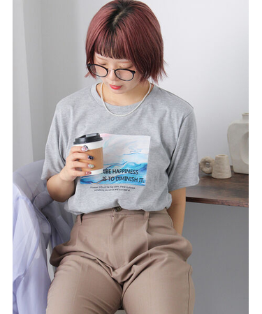 ニュアンスフォトTシャツ