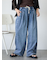 ヴィンテージ加工イージーデニムパンツ