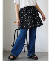 柄アソートギャザーミニスカート