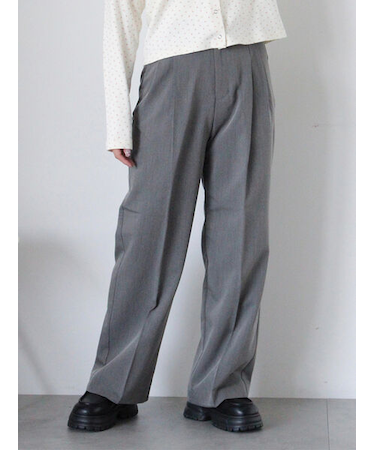 センタープレスツータックスラックス