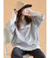 リメイク風6分袖スウェット