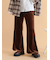 ベロアフレアパンツ