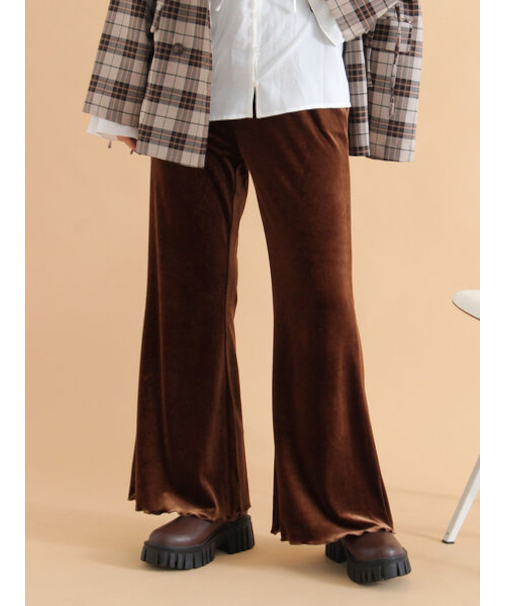 ベロアフレアパンツ