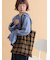 チェックトートバッグ
