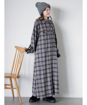 ウエスタンシャツワンピース