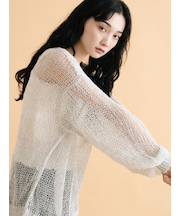 モヘアタッチシアーニット