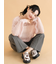 モヘアタッチシアーニット