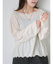 ◎シアーメローカットソー