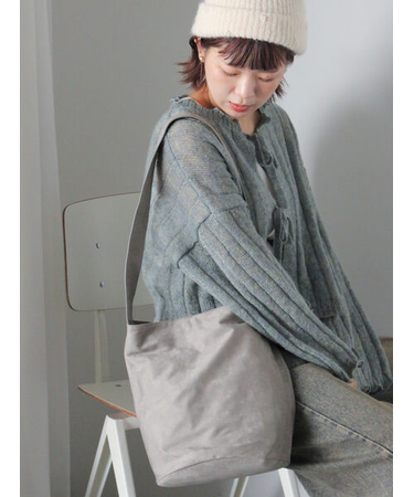 エコスウェードバケツバッグ