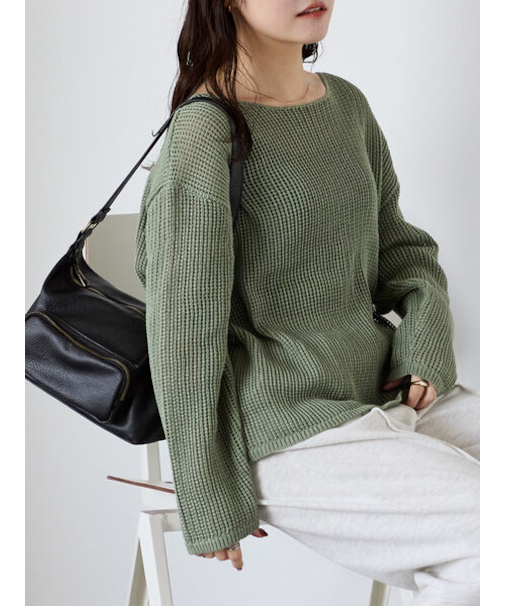 ◎透かし編みニット