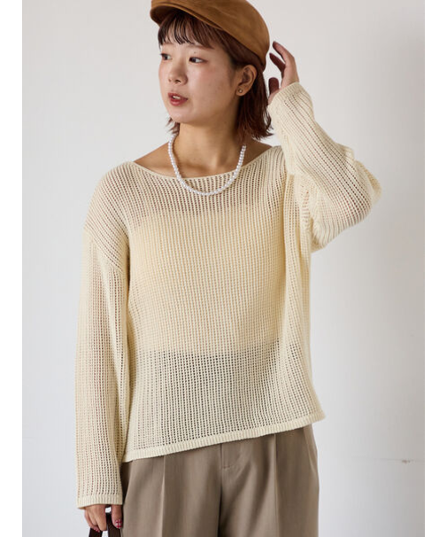 ◎透かし編みニット