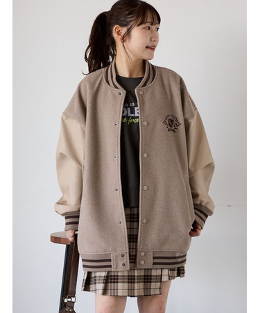 ビッグシルエットスタジャン