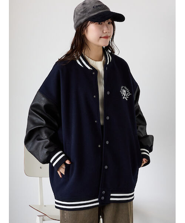 ビッグシルエットスタジャン