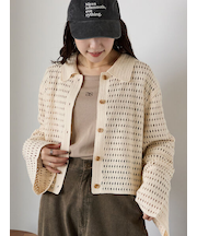 ◎襟付きカーディガン