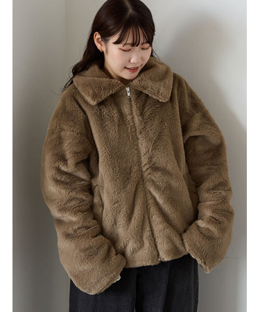 ジップファーブルゾン