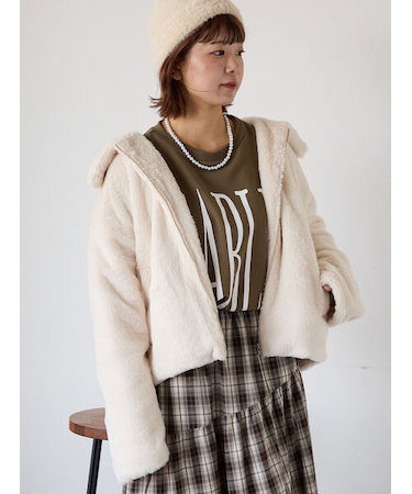 ジップファーブルゾン