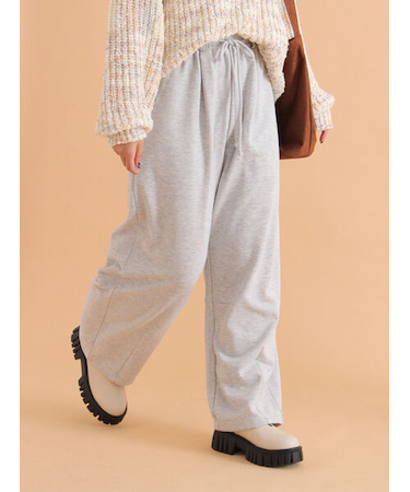 カーブスウェットパンツ