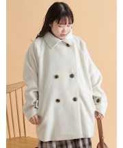 シャギーダブルコート