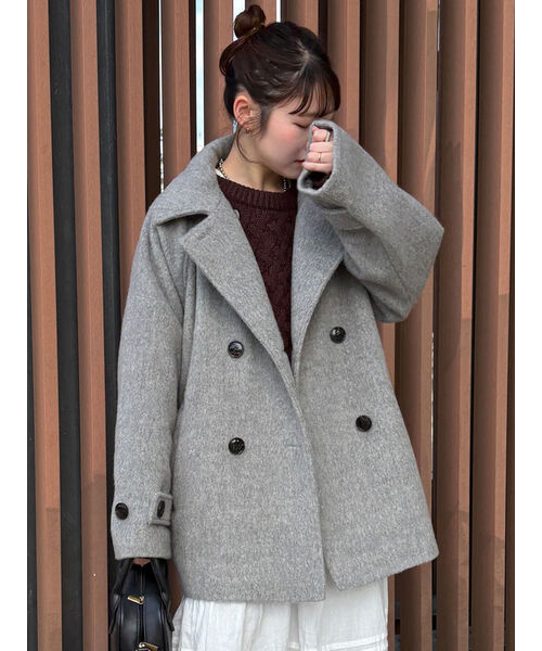 シャギーダブルコート｜エヘカソポの通販｜&mall（アンドモール）三井