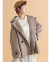 シャギーダブルコート