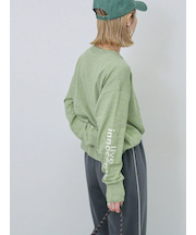 ◎袖ロゴニットプルオーバー