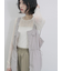 フロントジップドロストビスチェ