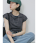 ハシゴレース付きフレンチTシャツ