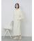 クロップドレイヤードワンピース