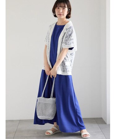 リネンタッチマキシワンピース