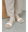 【ふっくらクッション】2wayフラットサンダル