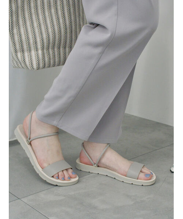 【ふっくらクッション】2wayフラットサンダル