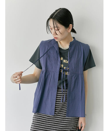 【Made in India】リボンベスト