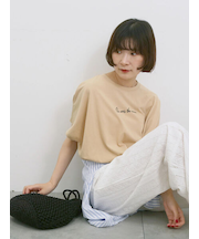 ◎【接触冷感】ロゴプリントチュニック