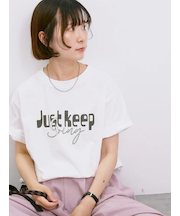 【接触冷感】ロゴプリントTシャツ
