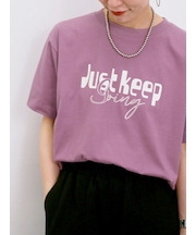 【接触冷感】ロゴプリントTシャツ