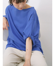 ツイストスリーブTシャツ